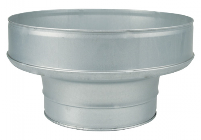 Reduzierstück, Metall, 200 auf 125mm